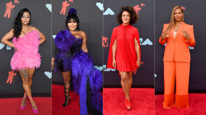 Illustration for article titled Technicolor Sparkles and Flamboyant Energy Dominated the MTV VMAs Red Carpet